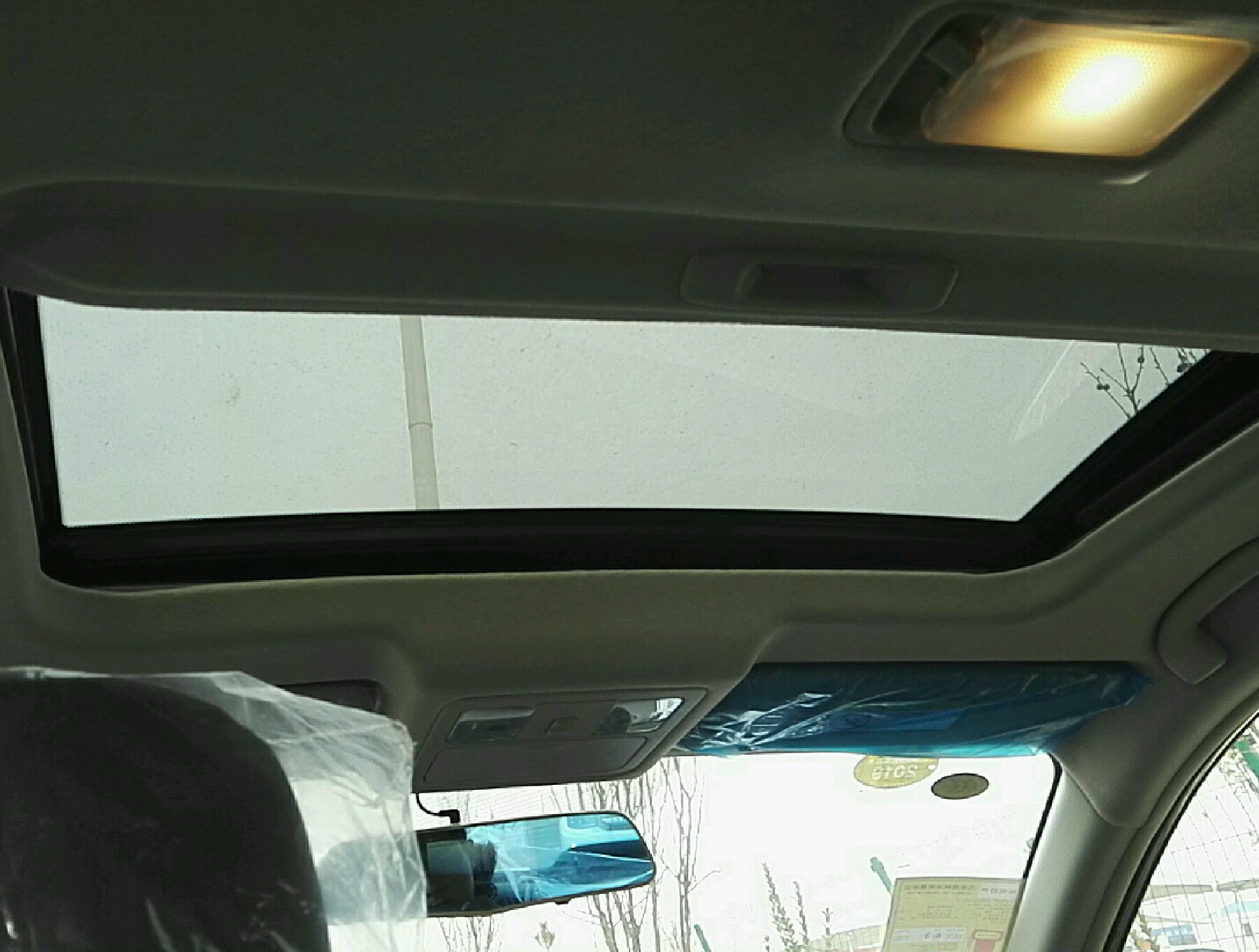 车辆内顶